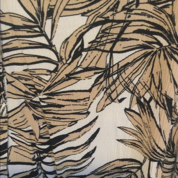 Kaffe KAlifa Amber Tunic, Size 36, Sand Leaf Print - Picture 5 of 6